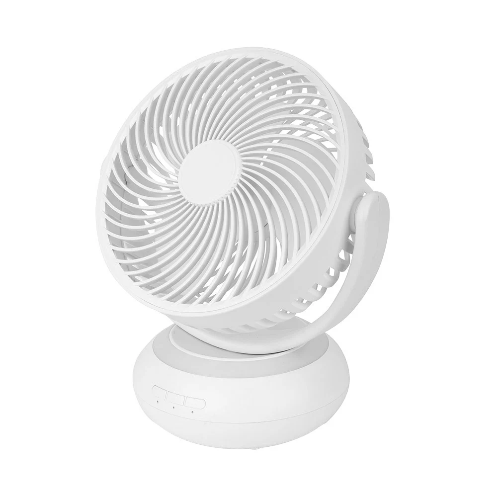 Ventilador Inalámbrico Sobremesa 5W Blanco ABS/Policarbonato Motor DC