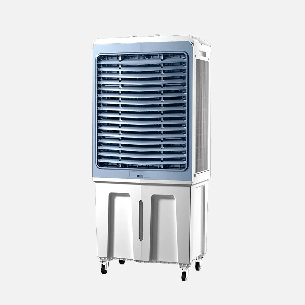 Ventilador Industrial Blanco / Azul Metal/ABS/PVC Motor AC
