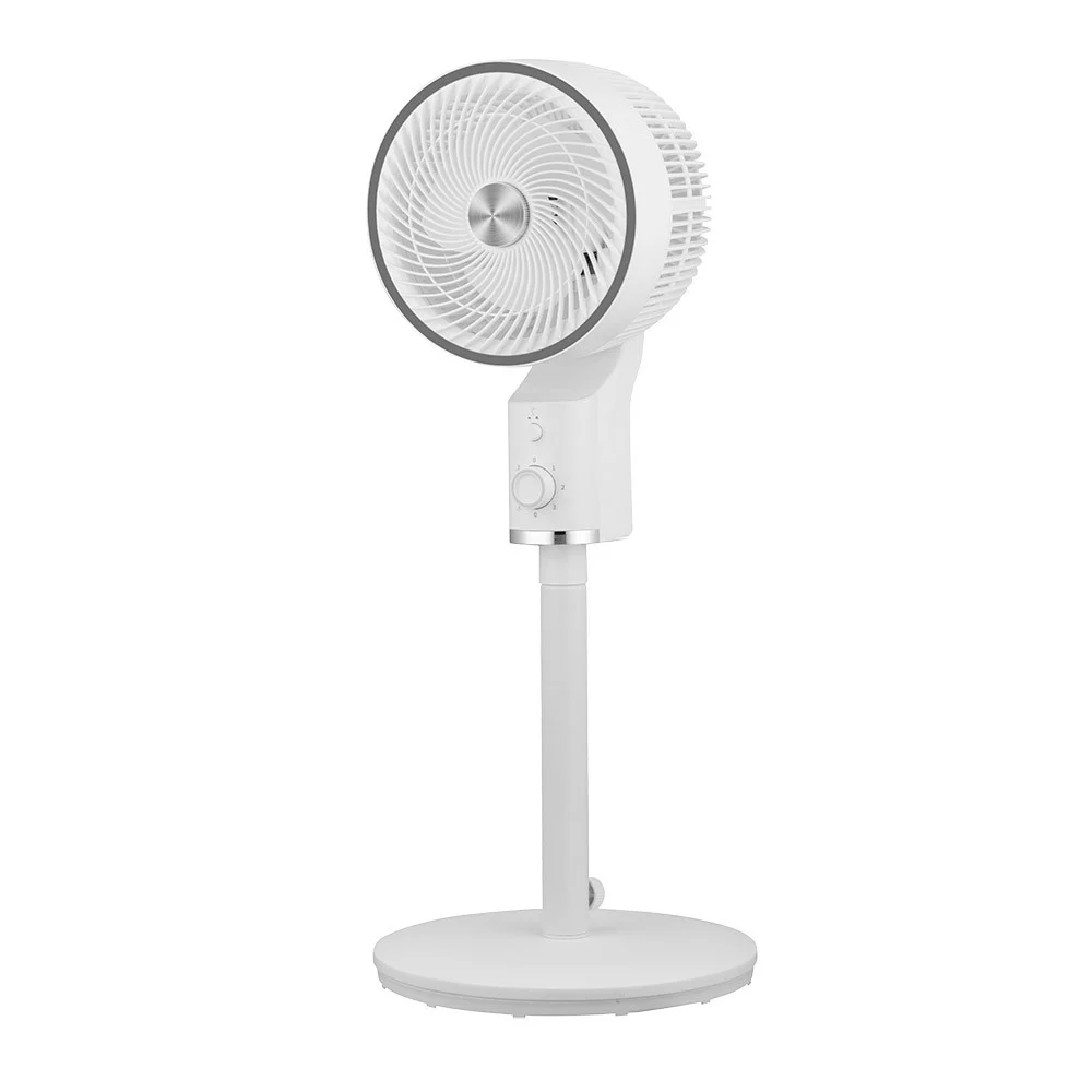 Ventilador de Pie 50W Blanco / Cromo Metal / ABS / Policarbonato Motor AC