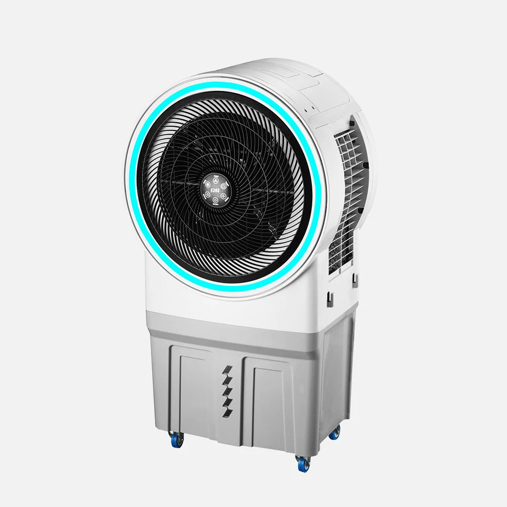Ventilador de Industrial Blanco / Gris Metal / ABS / Policarbonato Motor AC  Mando a Distancia