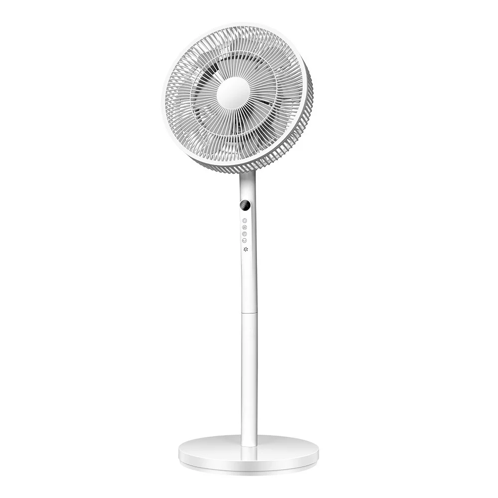 Ventilador de Pie 60W Blanco Metal / ABS / Policarbonato Motor AC Temporizador Mando a Distancia