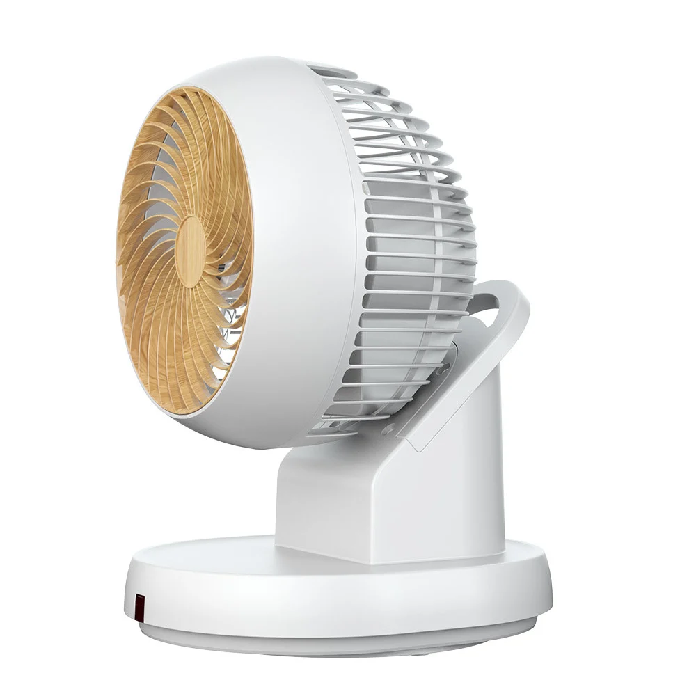 Ventilador de Sobremesa 30W Blanco/Haya Metal / ABS / Policarbonato Motor AC Temporizador Mando a Distancia