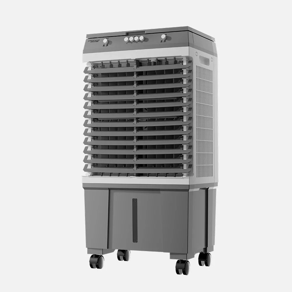 Ventilador Industrial Gris / Blanco Metal/ABS/PVC Motor AC