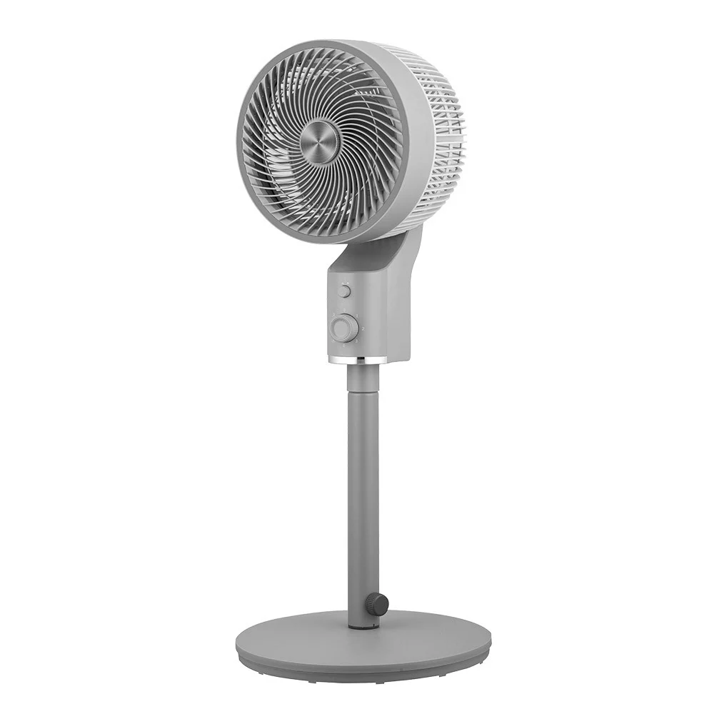 Ventilador de Pie 50W Gris / Cromo Metal / ABS / Policarbonato Motor AC