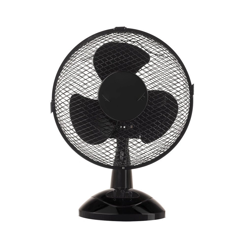 Ventilador de Sobremesa 25W Negro Metal / Policarbonato Motor AC