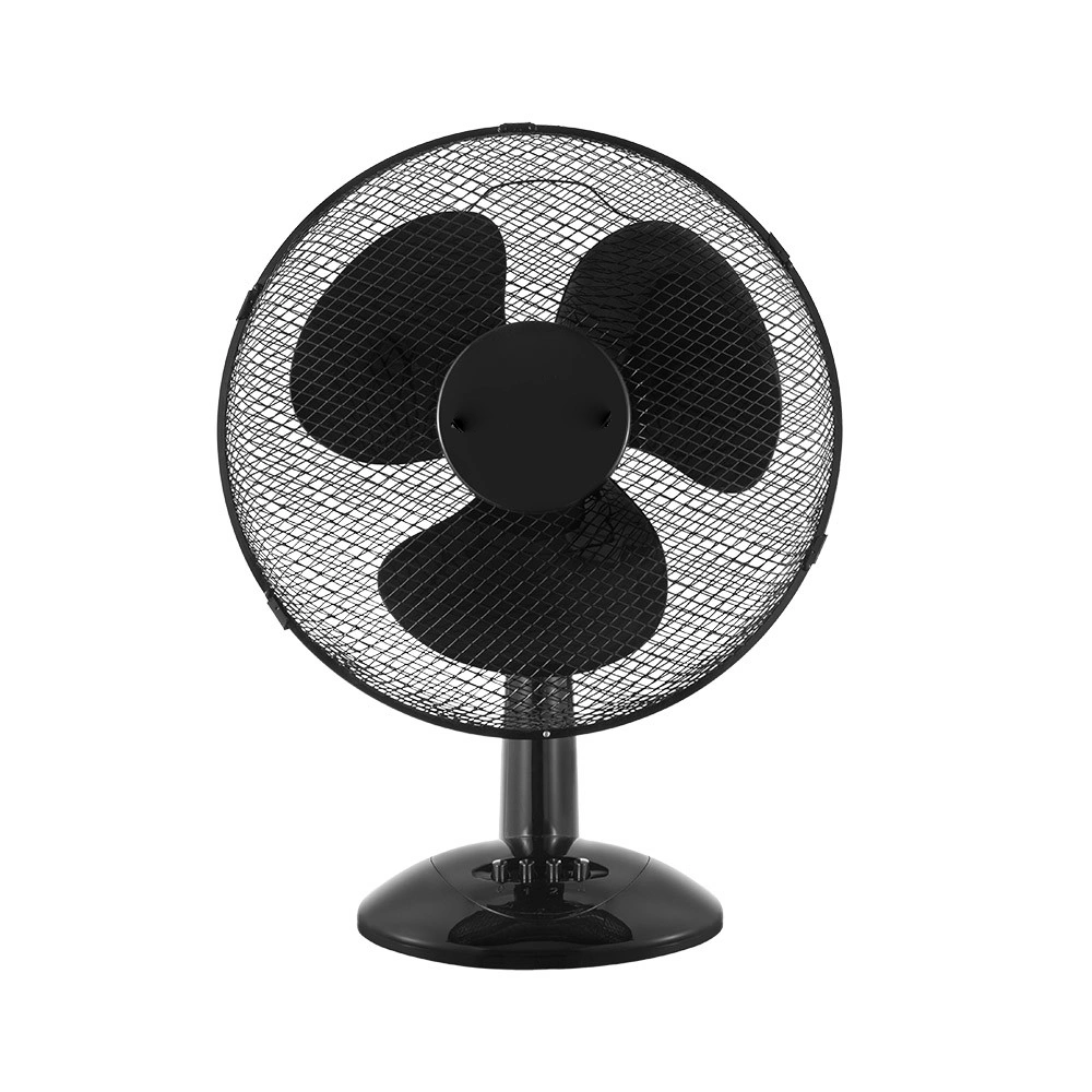 Ventilador de Sobremesa 40W Negro Metal / Policarbonato Motor AC