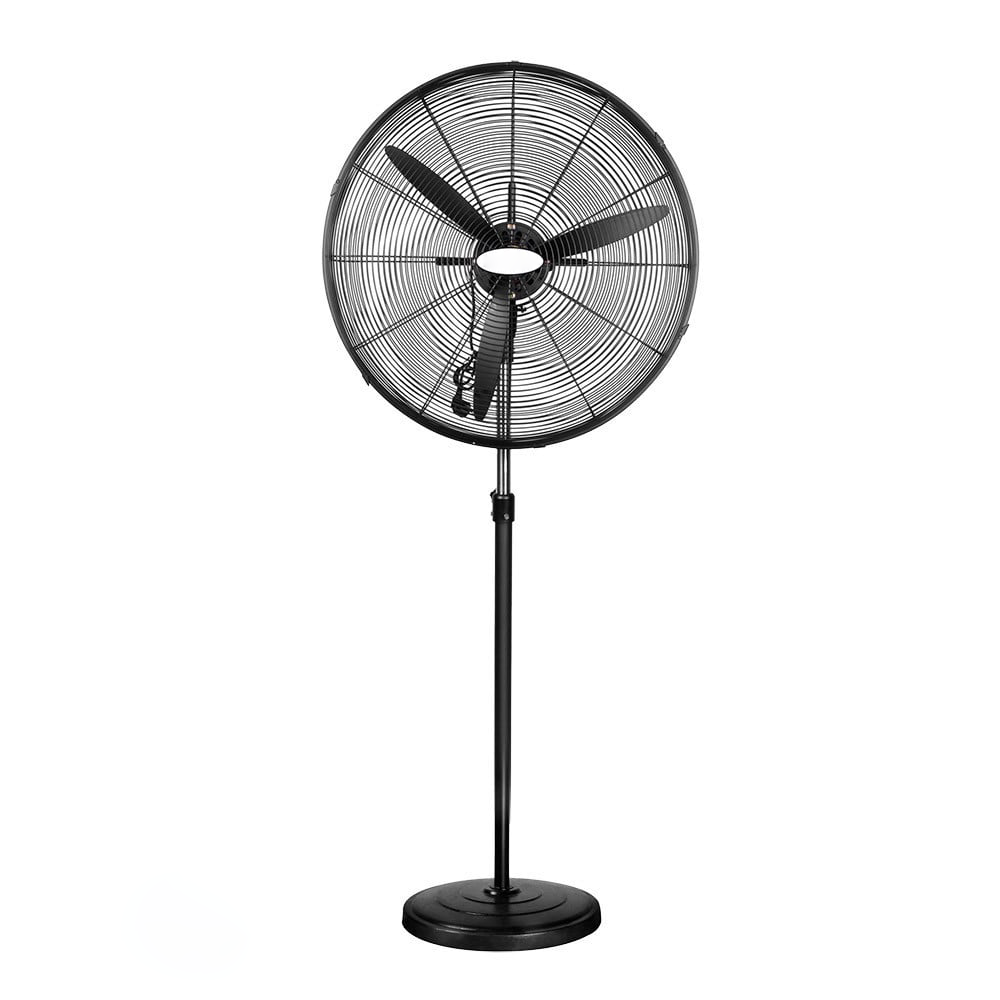 Ventilador de Pie Industrial Negro   Metal / Policarbonato Motor AC