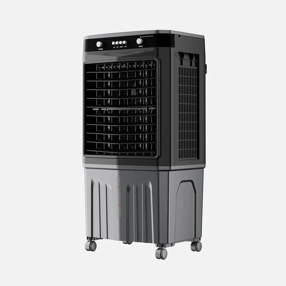 Ventilador Industrial Negro/Gris Metal/ABS/PVC Motor AC