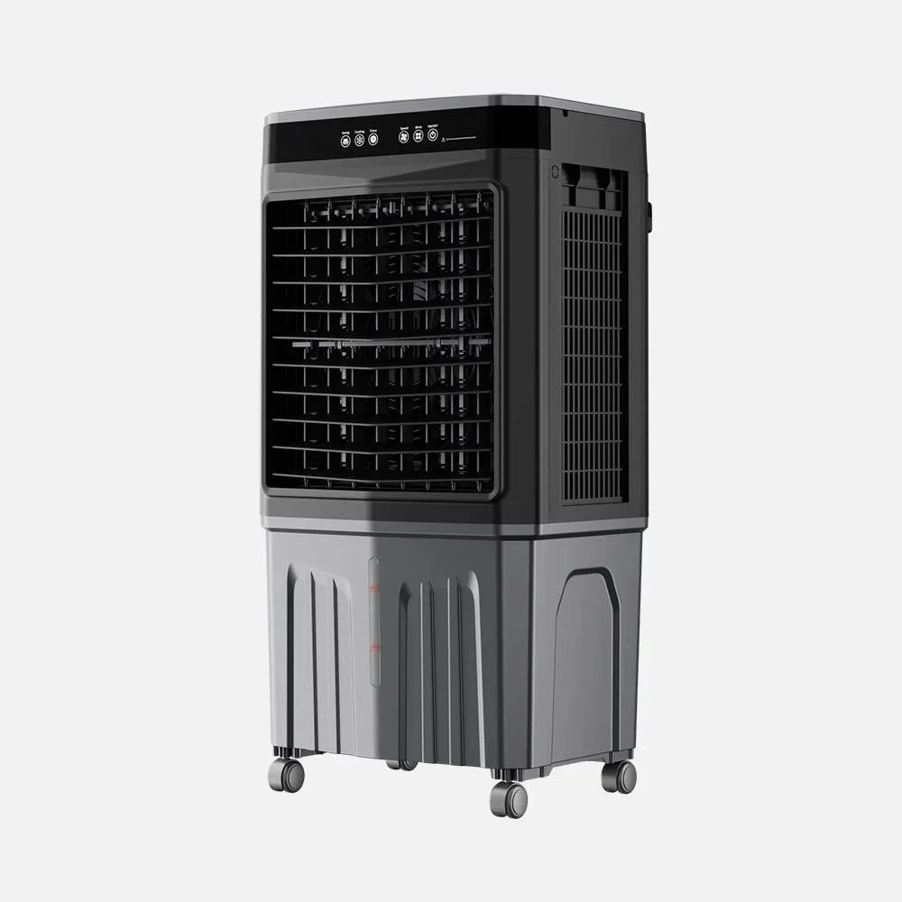 Ventilador Industrial Negro/Gris Metal/ABS/PVC Motor AC  Mando a Distancia