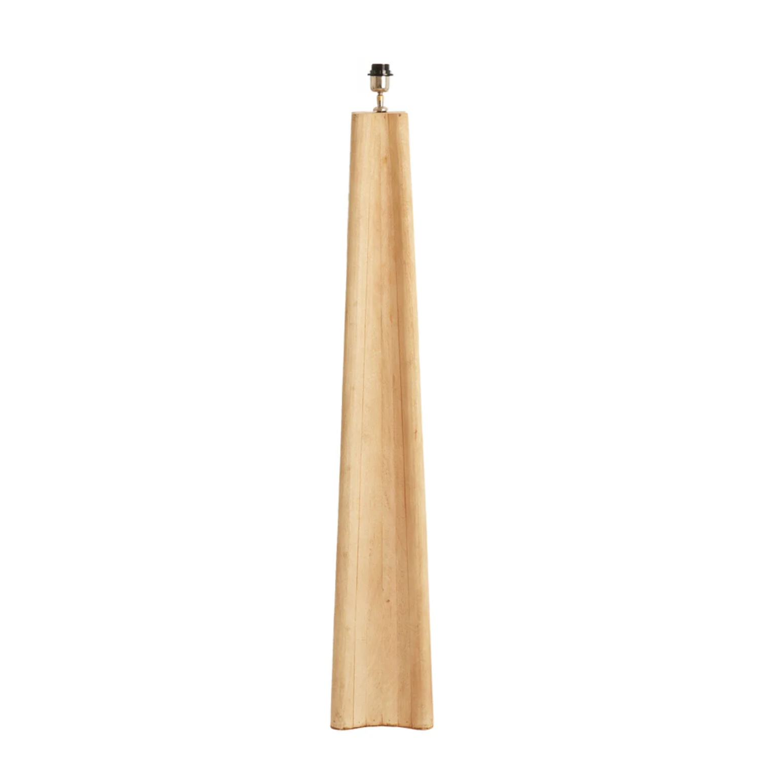 Base de lámpara de mesa de madera esbelta Light & Living Navelli