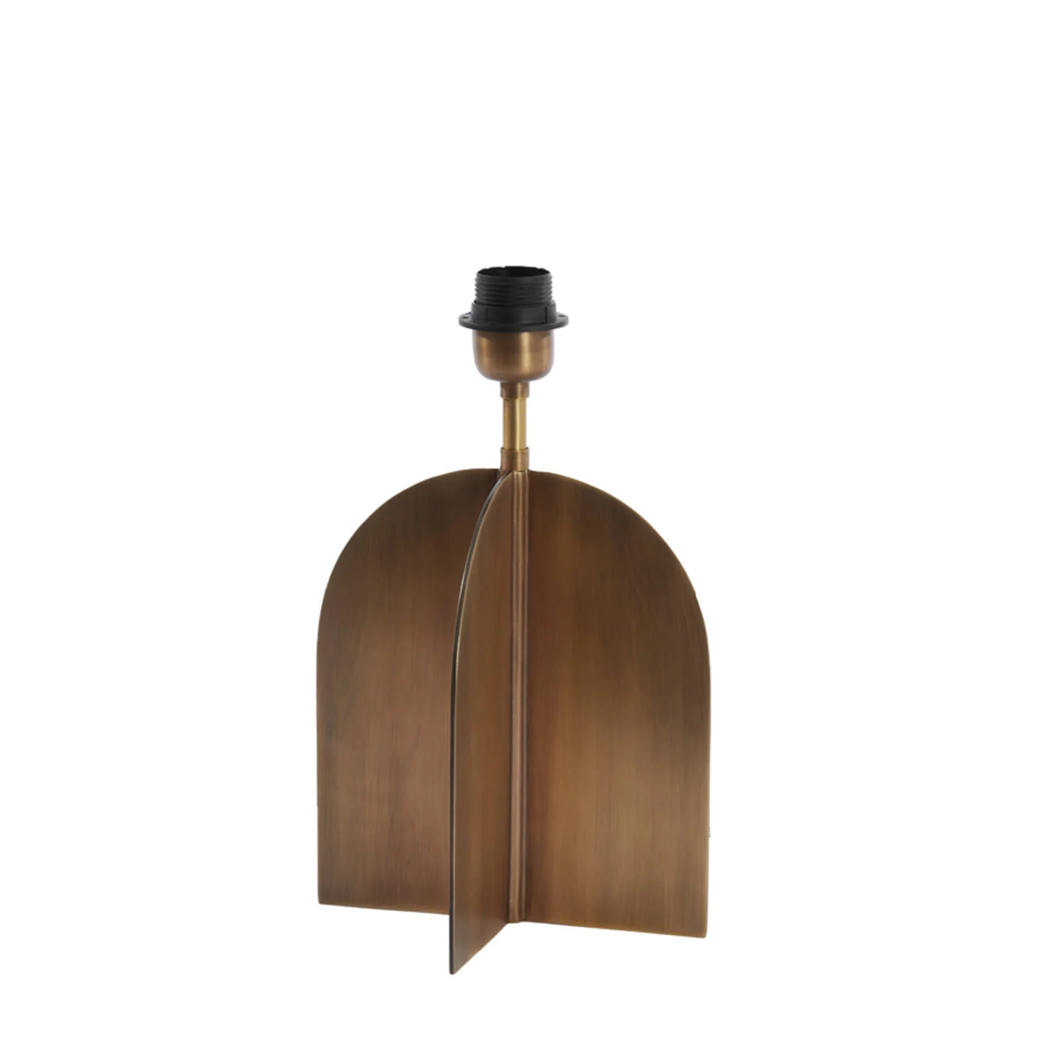 Lámpara de mesa color metal marrón Light & Living Molago