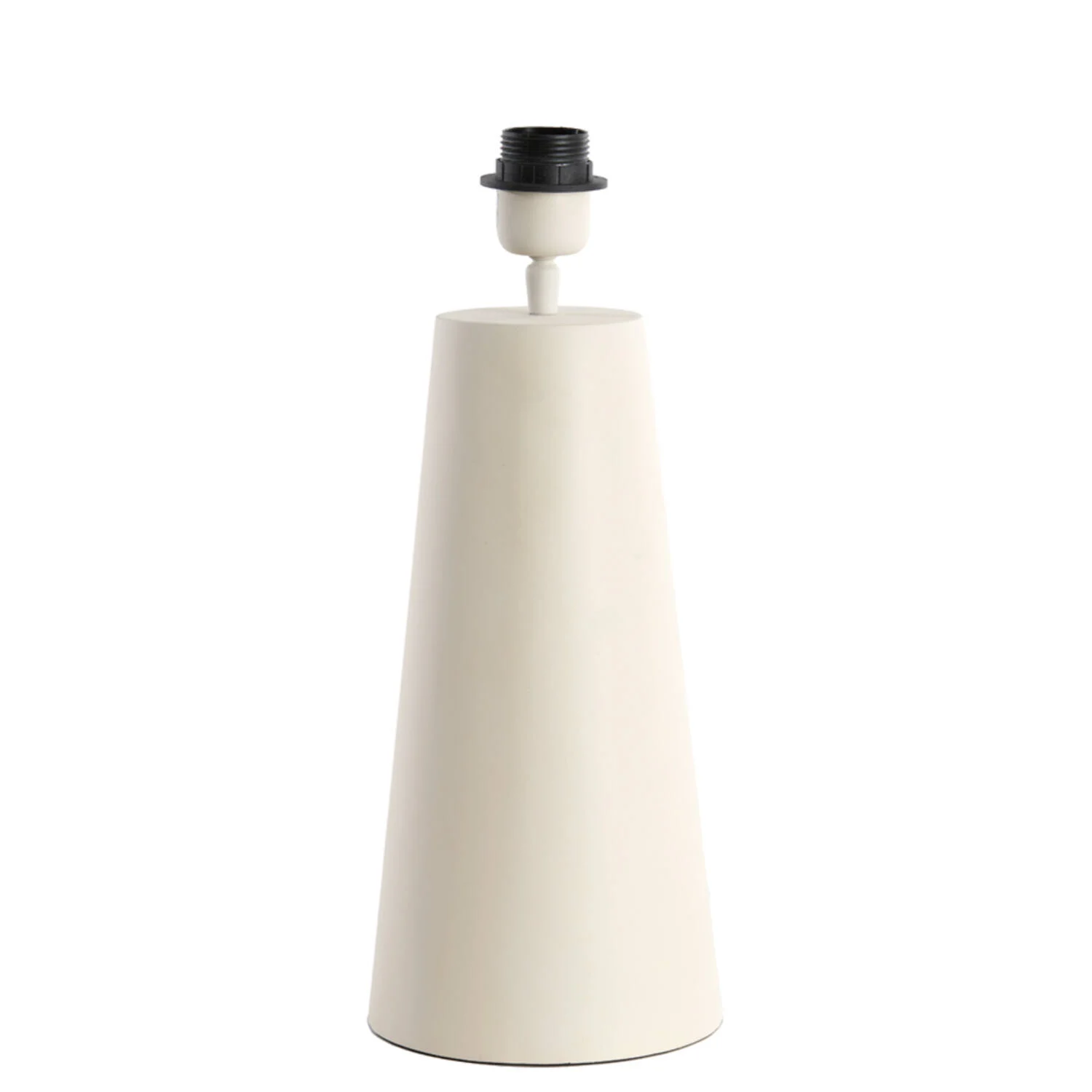 Lámpara de mesa cilíndrica blanca Light & Living Yelos
