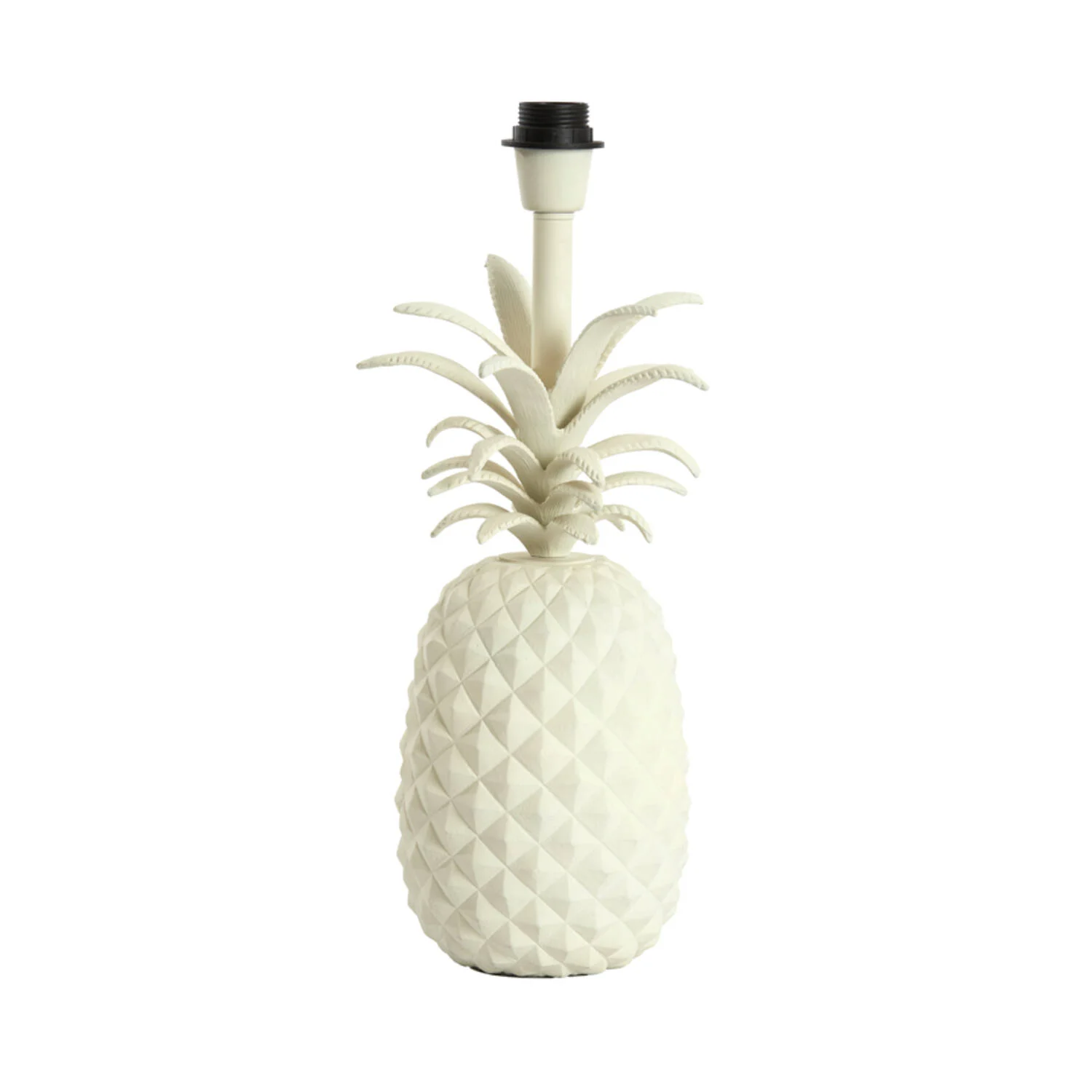 Base de lámpara de piña en blanco pastel Light & Living Pineapple