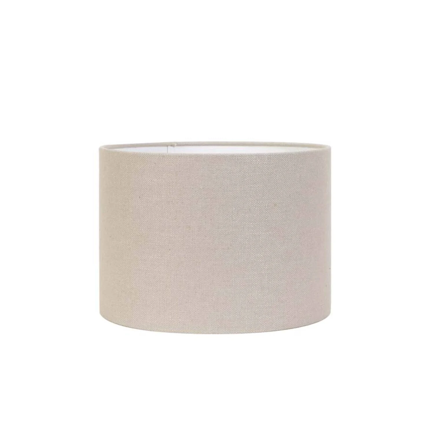 Tejido de pantalla de lámpara en forma cilíndrica beige Light & Living Livigno