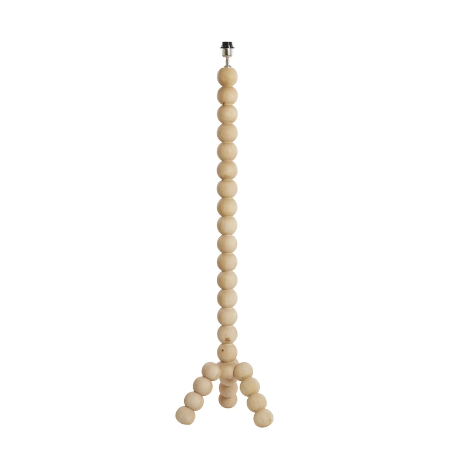 Base de lámpara de cuentas de madera Light & Living Veglio