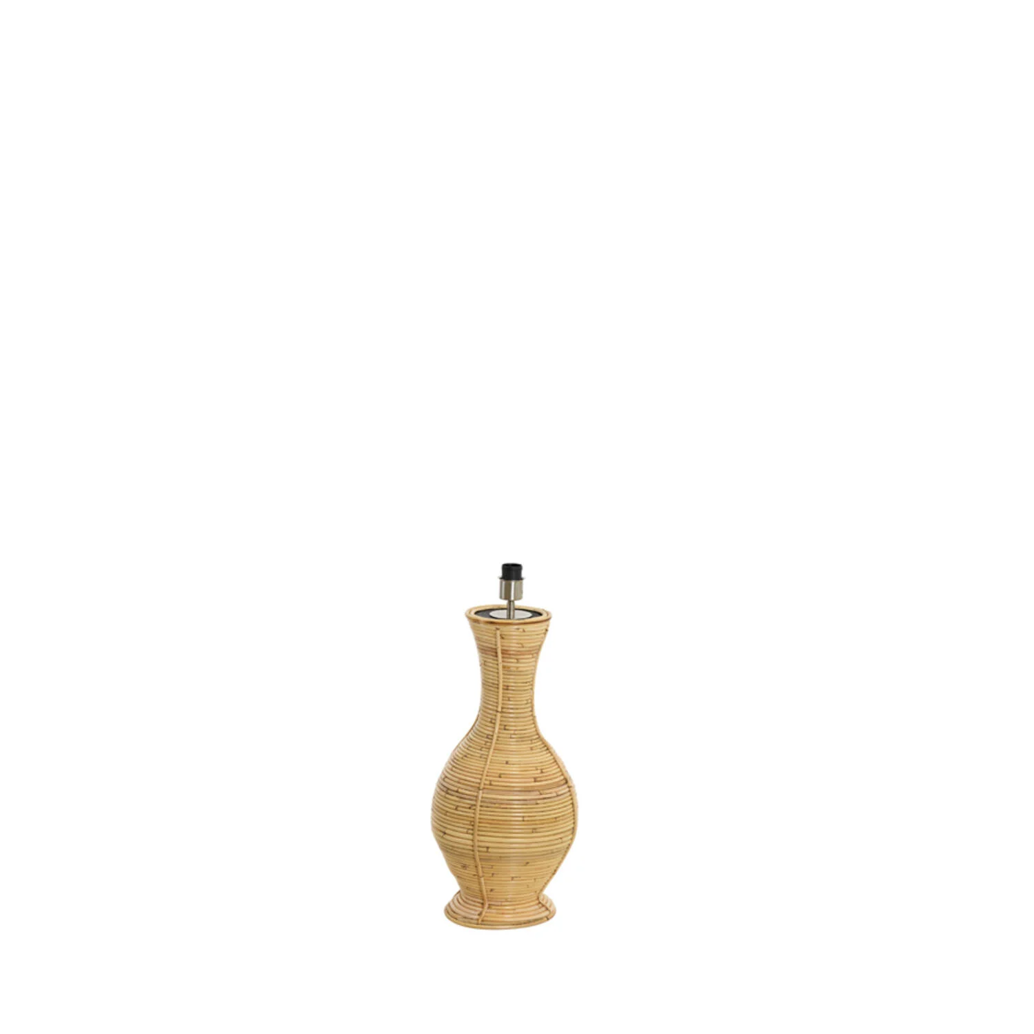 Base de lámpara de mimbre en forma de jarrón Light & Living Bupak