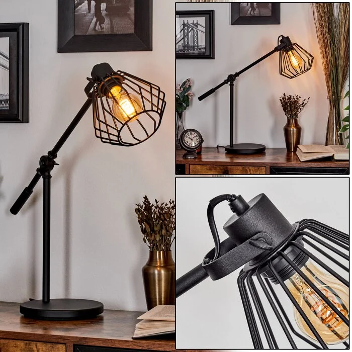 Albreda Lámparas de mesa LED Negro, 1 luz