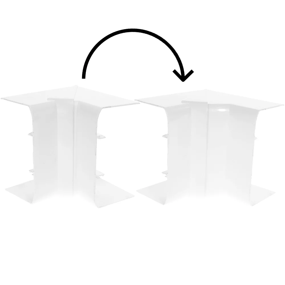 Ángulo Interior para Canaleta Eléctrica 100×54 Mm