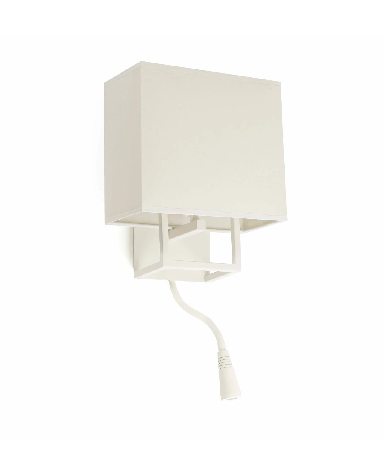 Aplique con lector LED beige VESPER