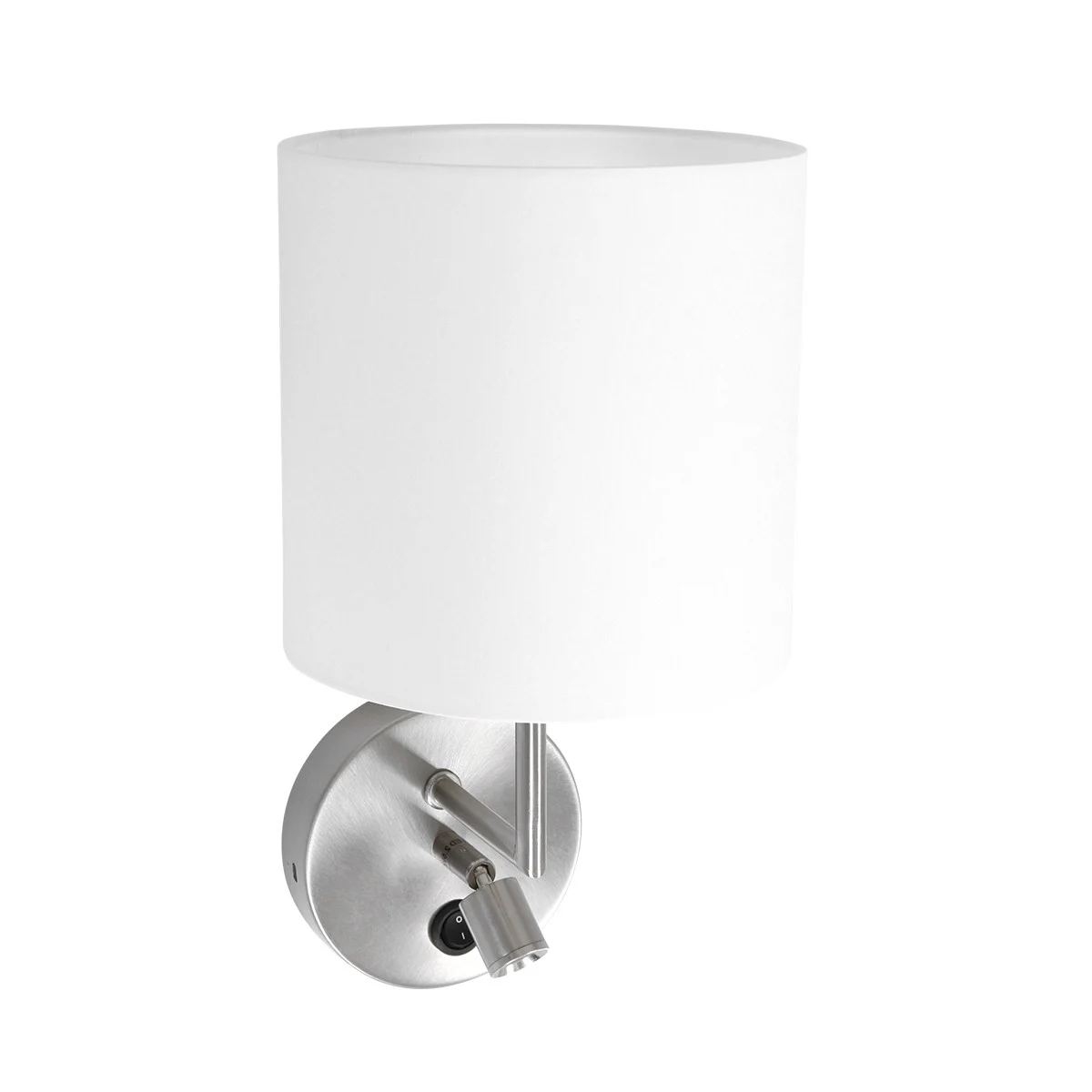 Lámpara de pared con pantalla y lámpara de lectura Mexlite Noor
