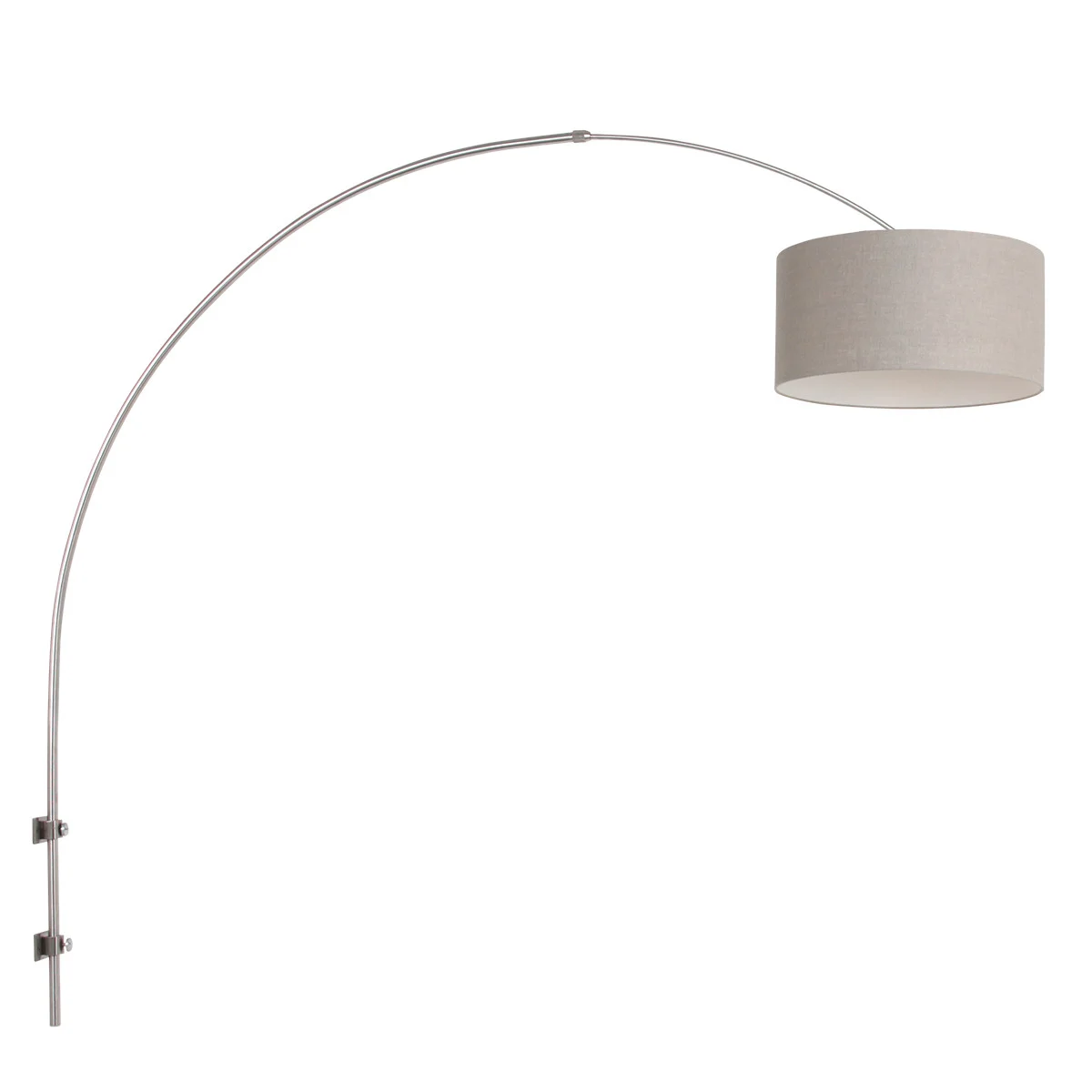 Aplique de diseño  Steinhauer Sparkled light crema y acero