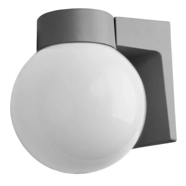 Aplique de Exterior  Gris  1xE27 IP44