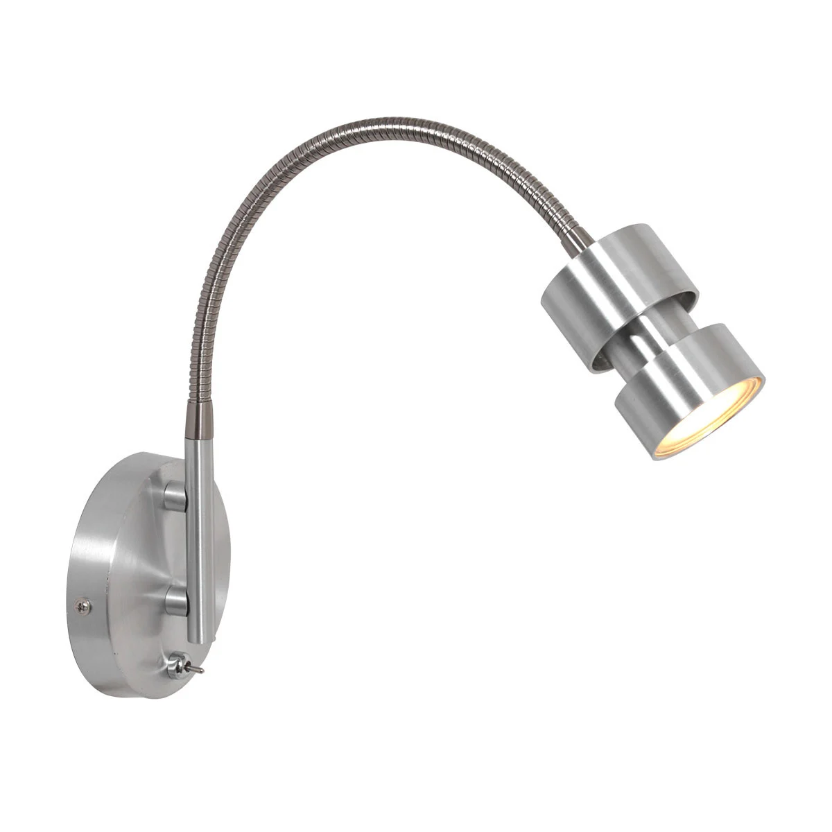 Aplique de pared moderna de metal y acero Steinhauer Natasja LED