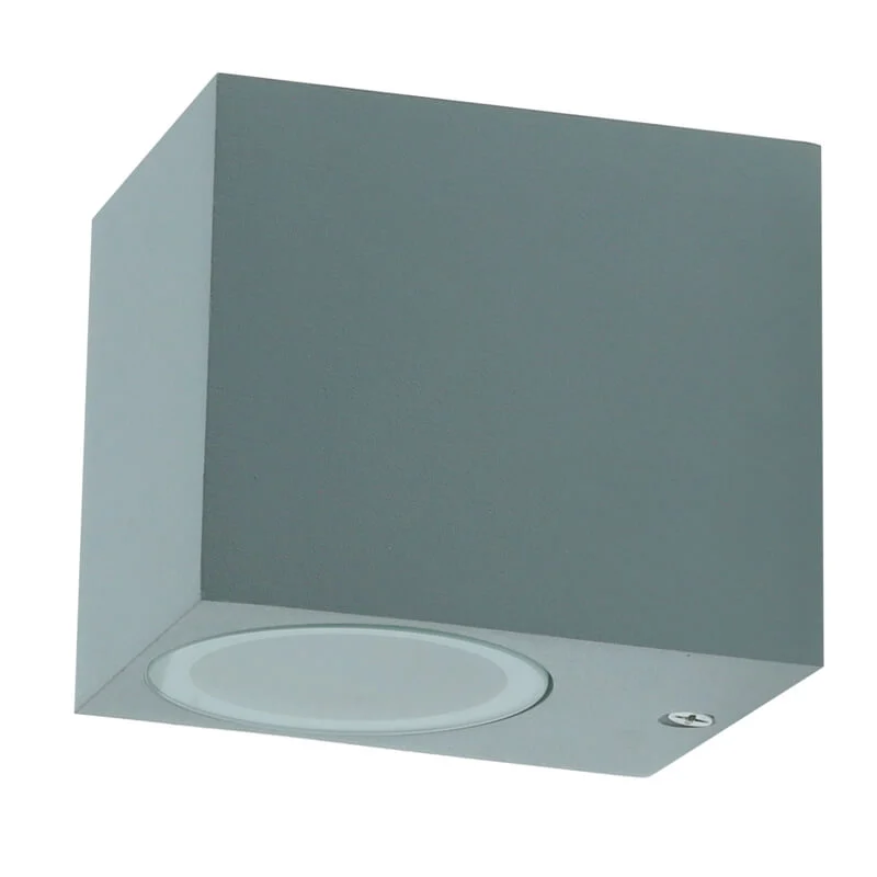 Aplique de pared Grey Kube Mini 1XGU10 IP44