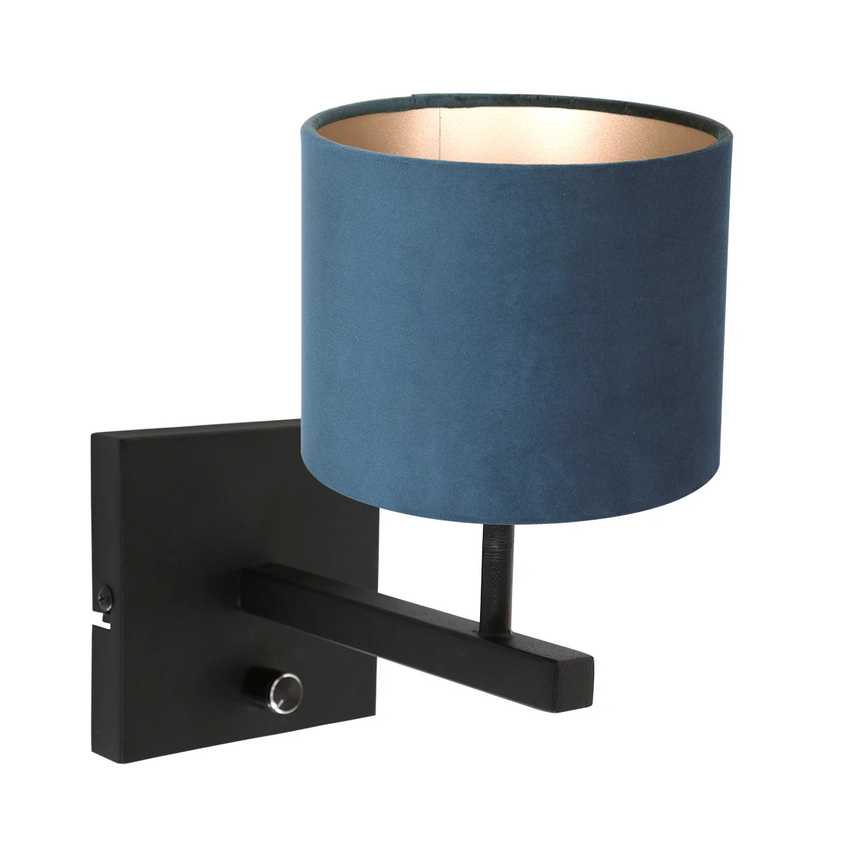 Aplique elegante con pantalla azul Steinhauer Stang