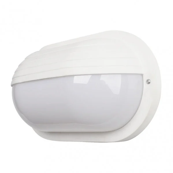 Plafón de Exterior  Blanco Policarbonato 1xE27 IP44