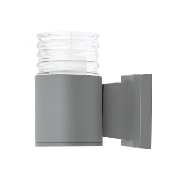 Aplique de Exterior LED 9 W Gris Aluminio / Metacrilato  IP65