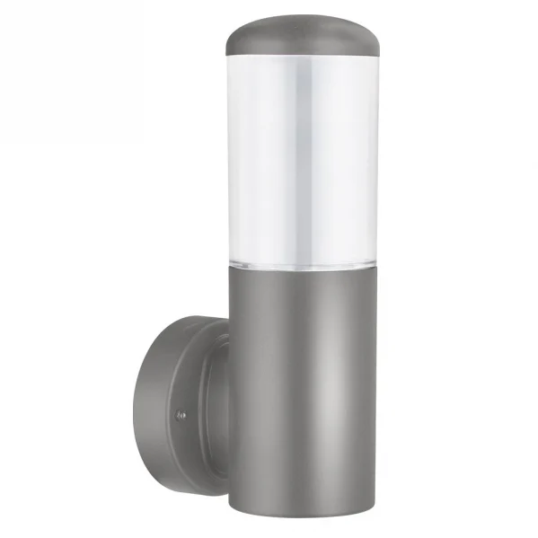 Aplique de Exterior  Gris Policarbonato 1xE27 IP44
