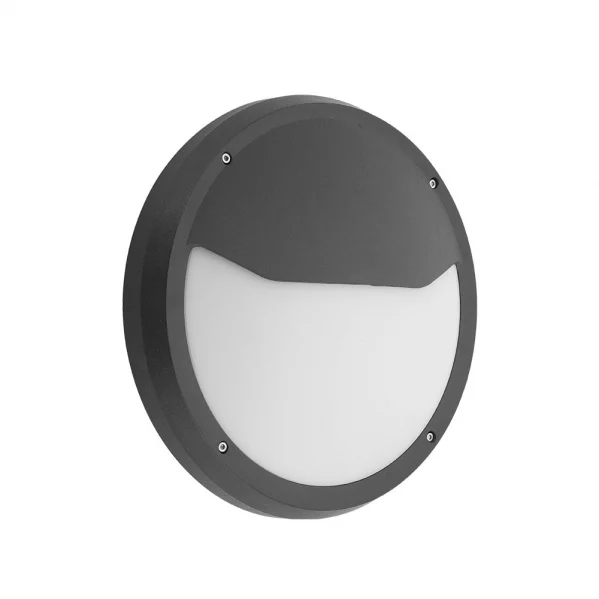 Plafón de Exterior  Negro Policarbonato 2xE27 IP65