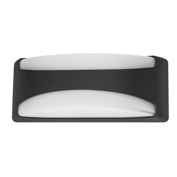 Aplique de Exterior  Negro Policarbonato 1xE27 IP65