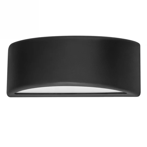 Aplique de Exterior  Negro Policarbonato 1xE27  IP65