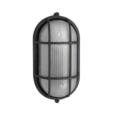 Aplique de Exterior  Negro Policarbonato  1xE27 IP54