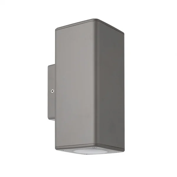 Aplique de Exterior  Gris Policarbonato 2xGU10 IP54
