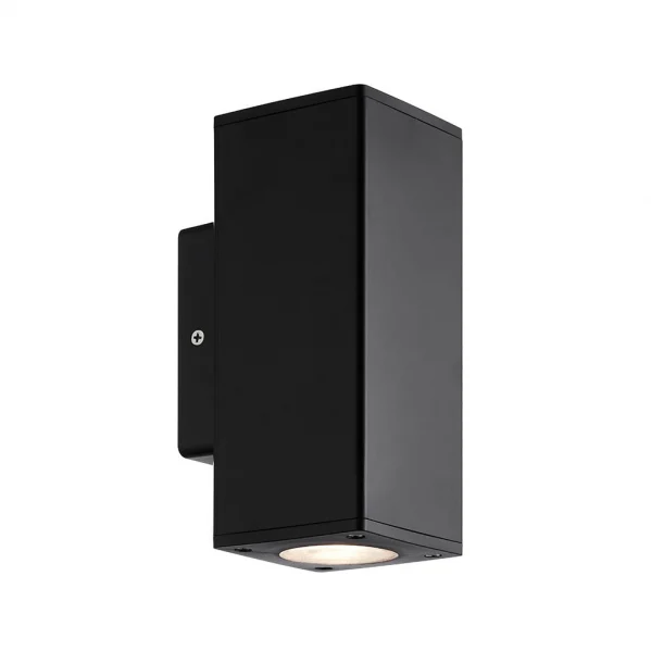 Aplique de Exterior  Negro Policarbonato 2xGU10 IP54
