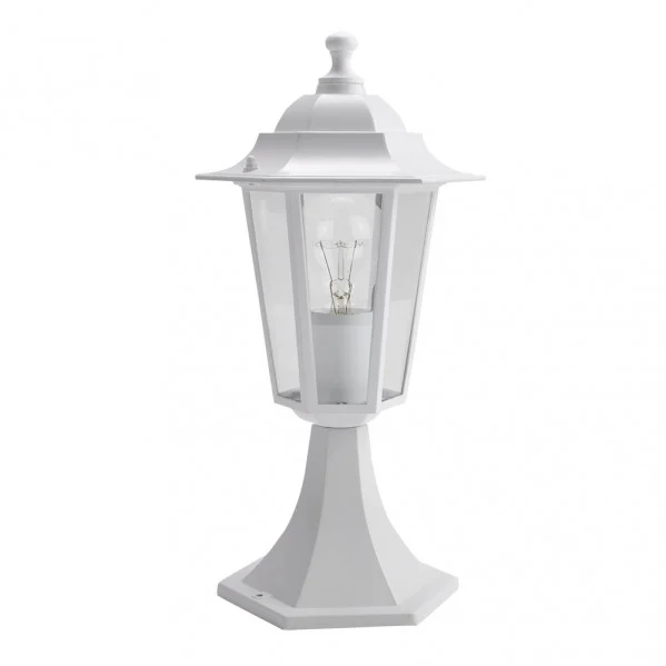 Aplique Farol Blanco Aluminio Sobremuro IP44 38cm (1XE27)