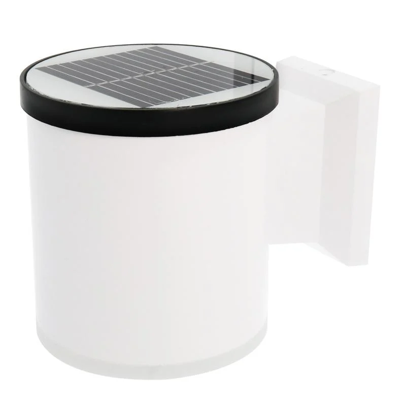 Aplique LED Solar Jano Redondo 1W con Sensor Crepuscular IP65