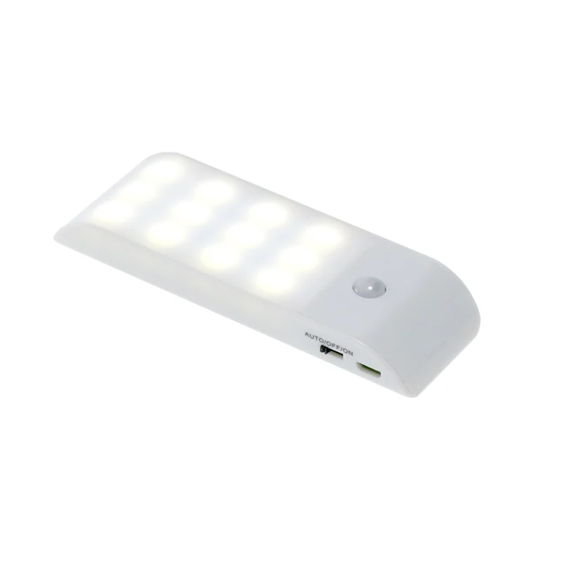 Aplique / Linterna LED 3W IP20 con Imán y Sensor de Movimiento + Cable