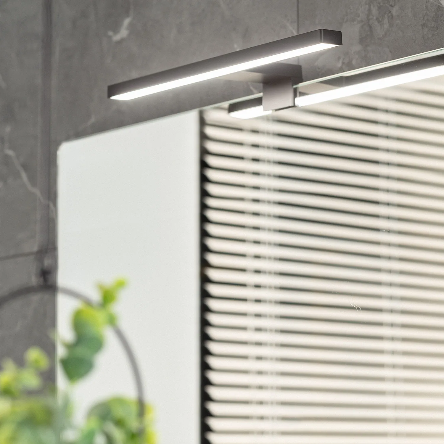 Aplique para Espejo Baños LED 5W Negro IP44