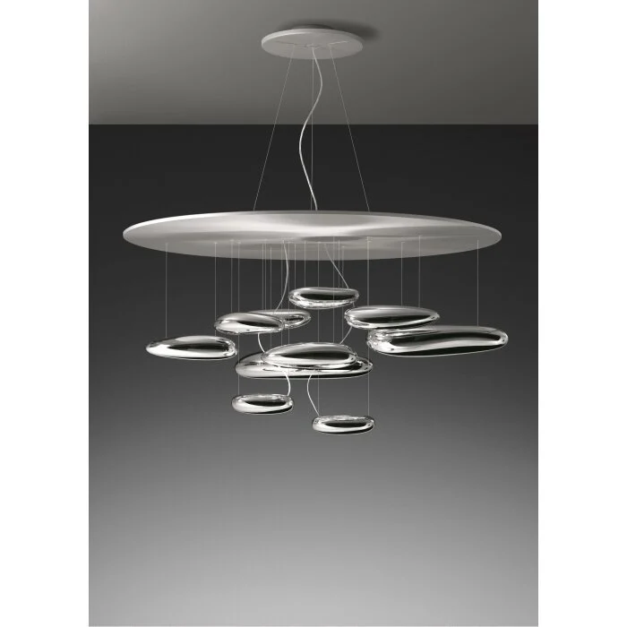Artemide Mercury Lámpara Colgante LED Cromo, 1 luz