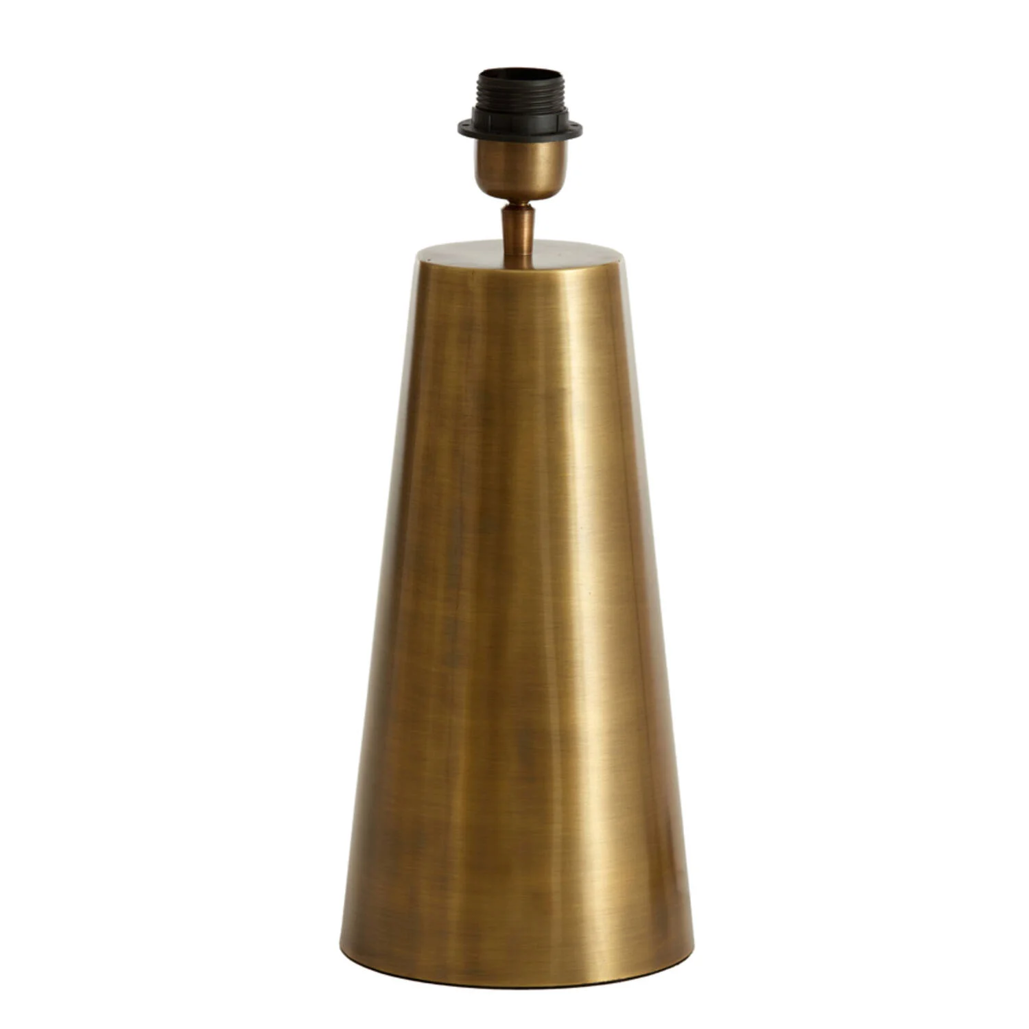Base de lámpara de forma cónica dorada Light & Living Yelos