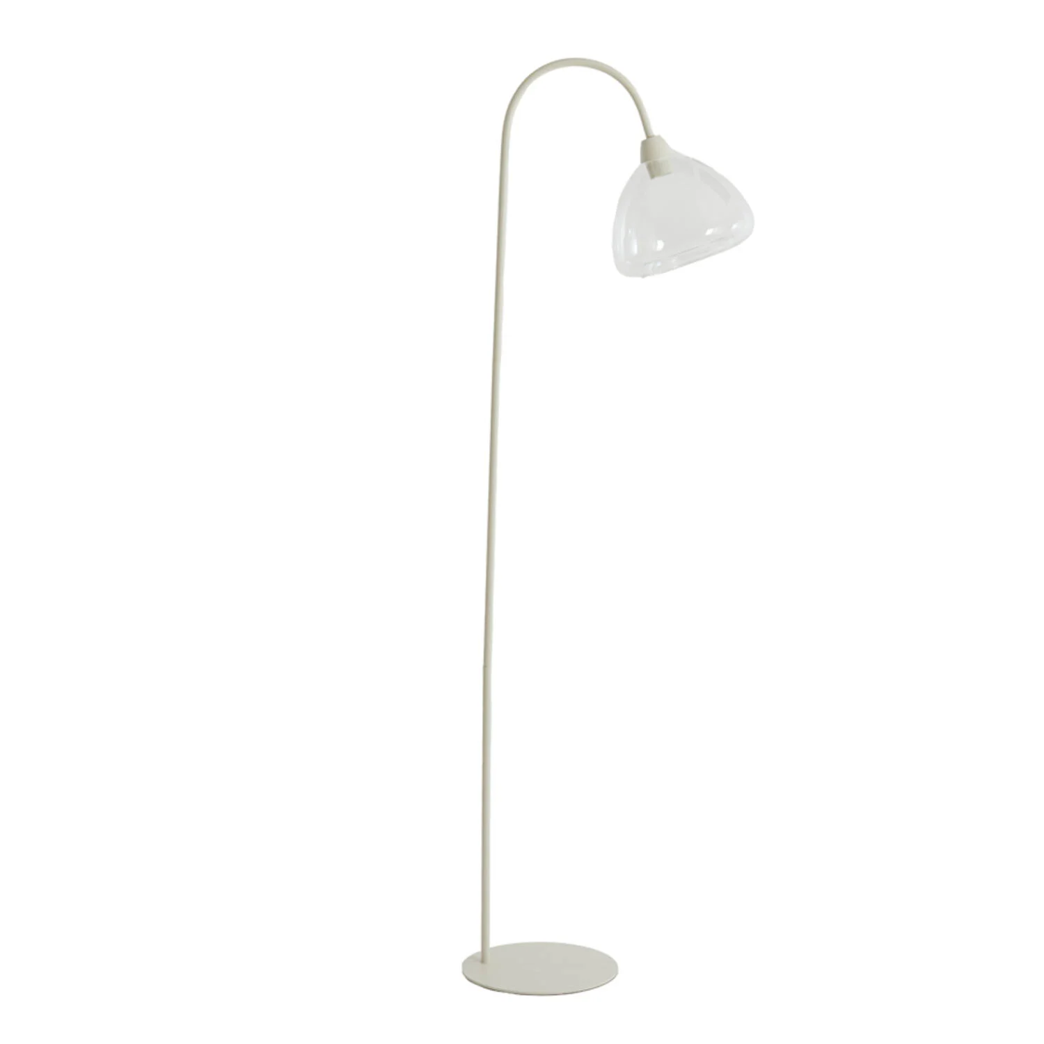 Lámpara de pie blanca moderna Light & Living Bisho