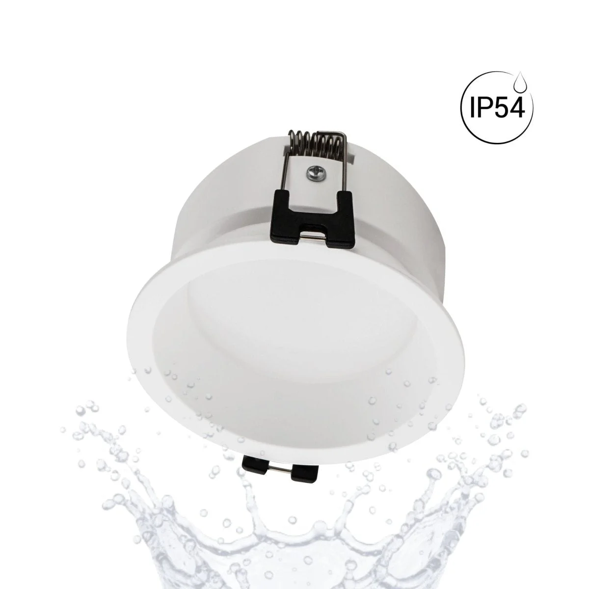 Aro downlight empotrable para bombilla GU10 / MR16 - Ø82mm - Corte Ø75mm
