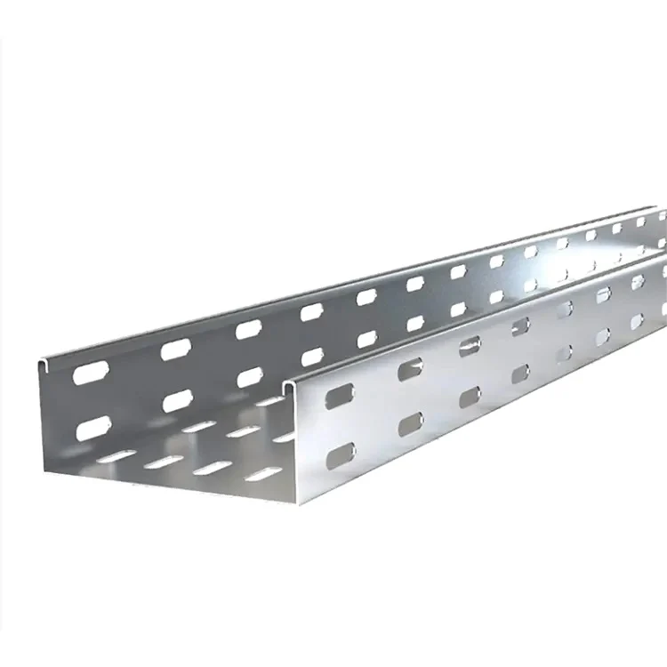 Bandeja Perforada 150×60 Para Cableado Industrial En Acero Inoxidable (2 Metros)