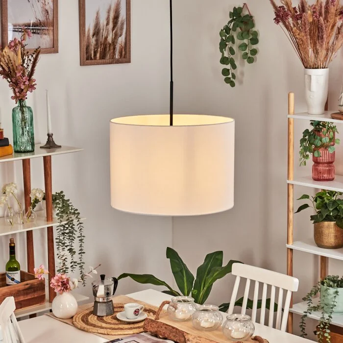 Bassagoda Lámparas suspendidas, Lámparas colgantes Blanca, 1 luz