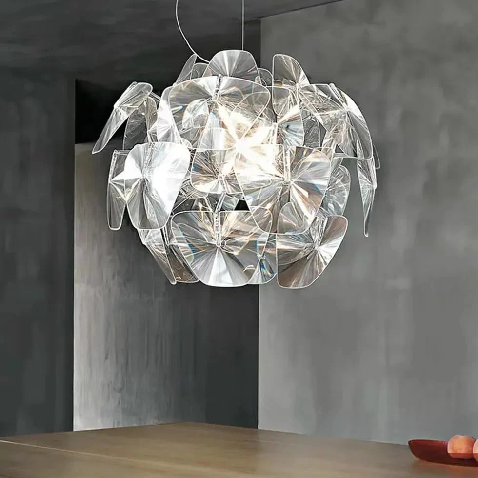 Arañas modernas diseño único con forma de pétalos