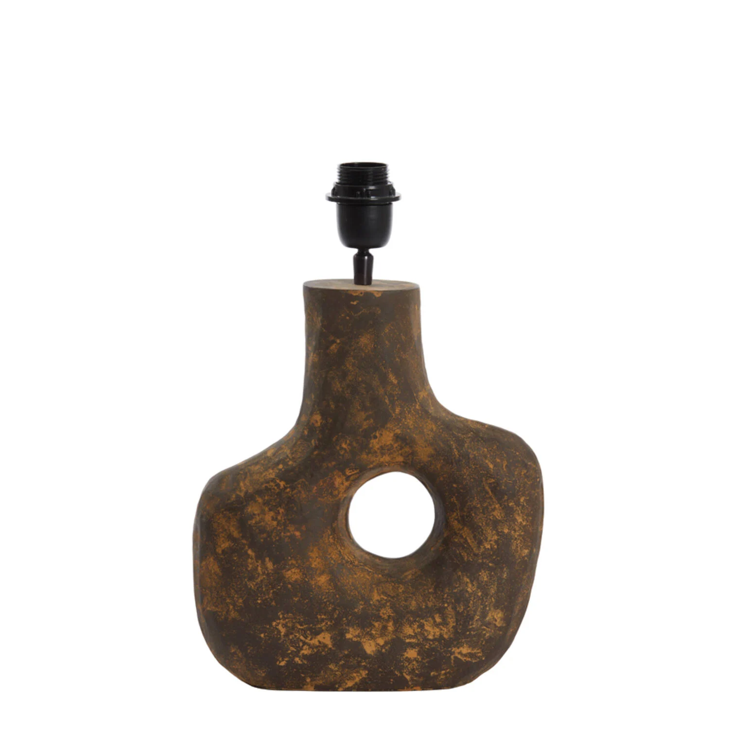 Base de lámpara artística en tono terracota Light & Living Tarugi